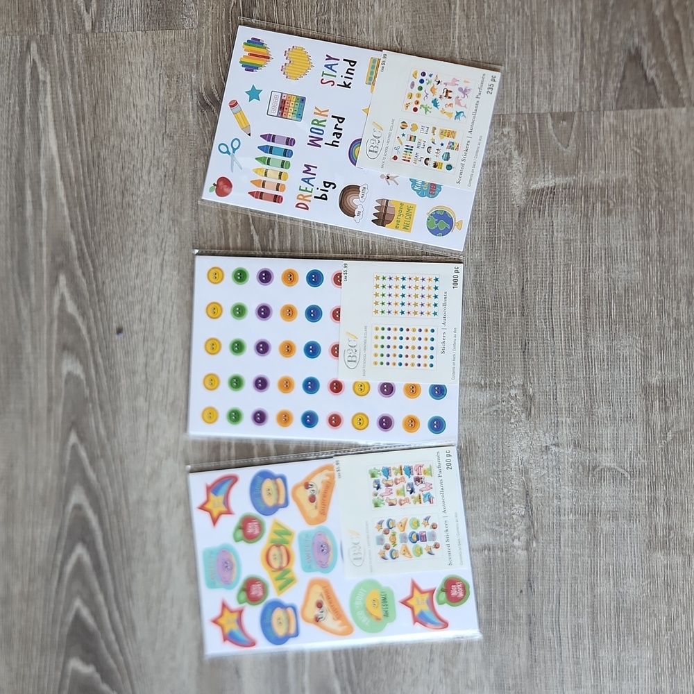Scented Stickers NWT Teacher School Supplies